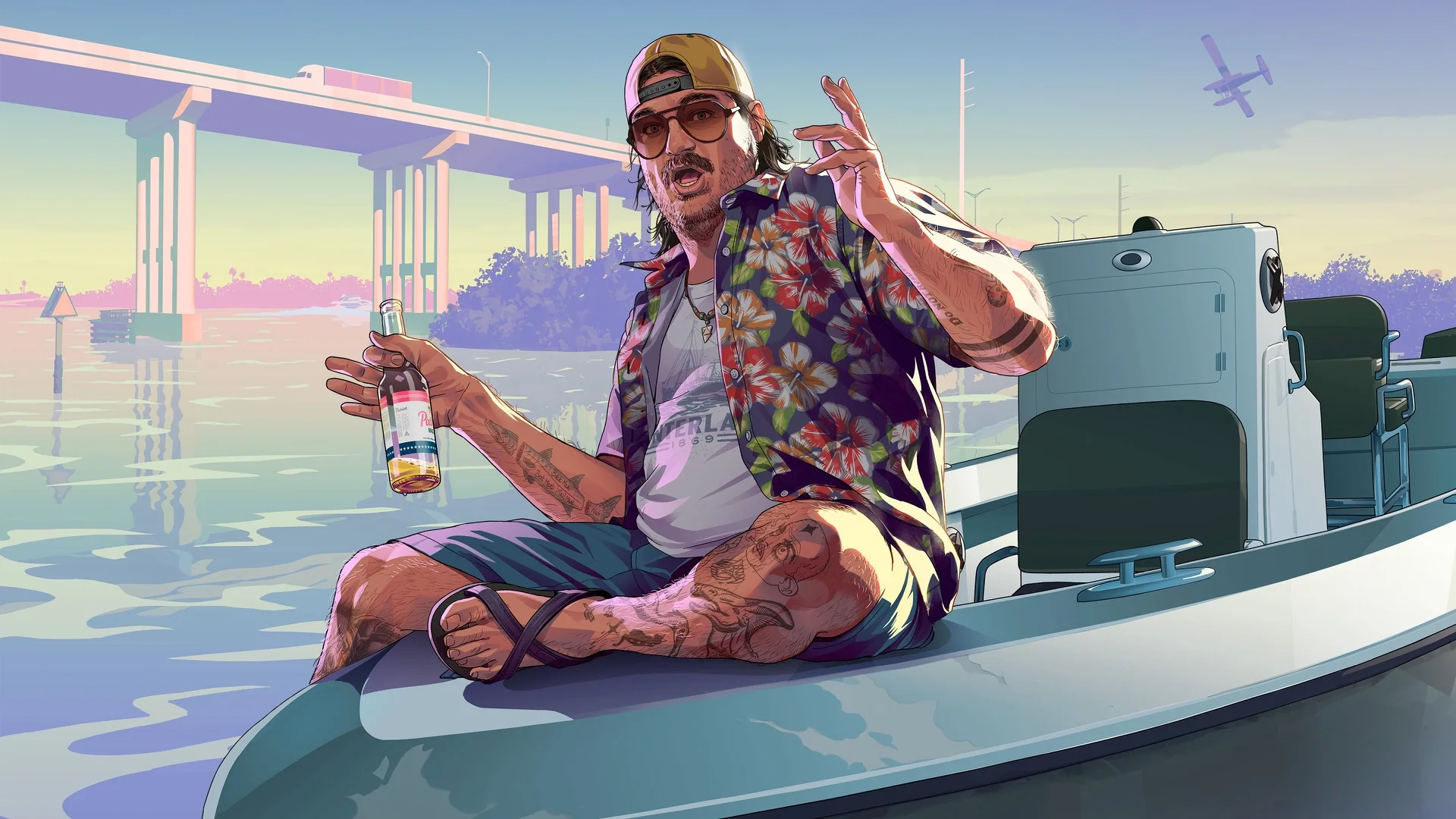 Official GTA VI media labeled Cal Hampton.
