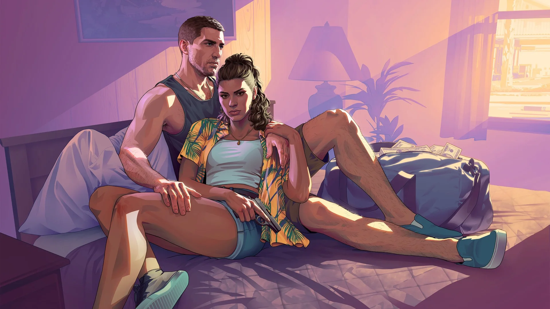 Official GTA VI media labeled Jason and Lucia Motel.