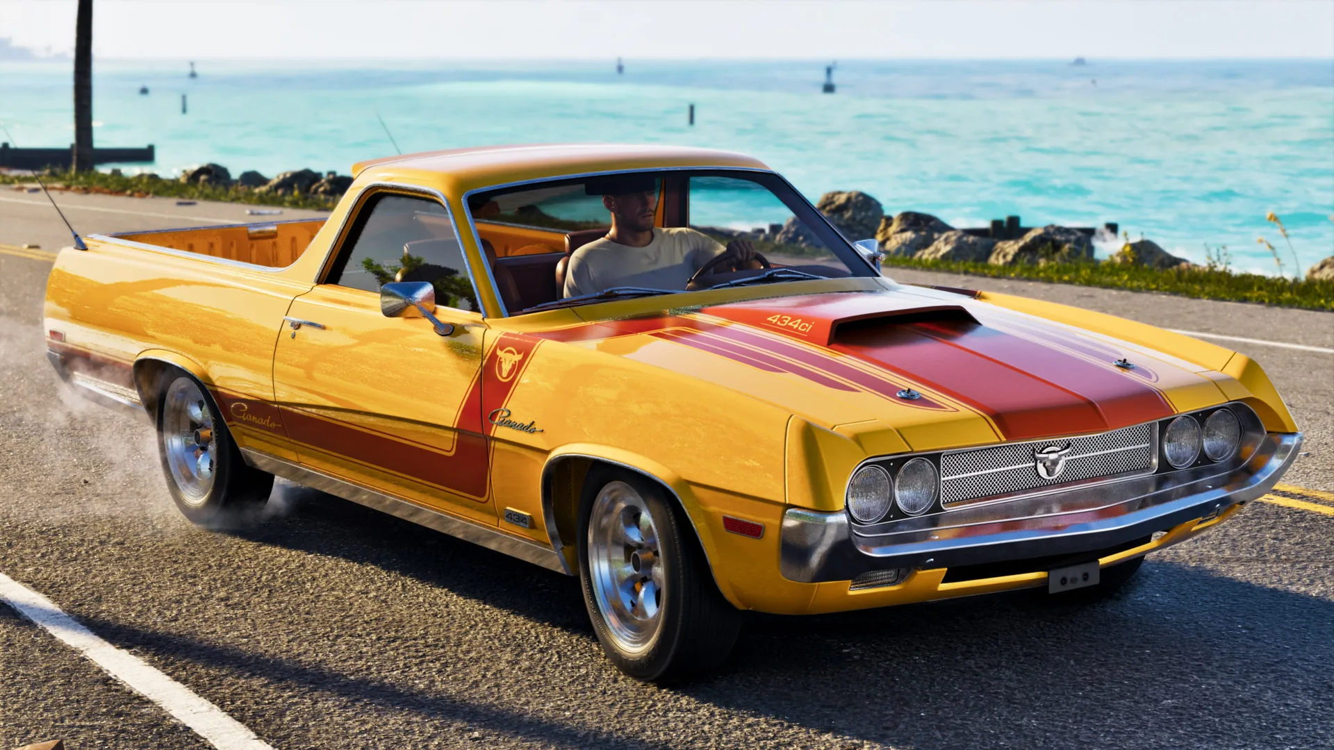 Official GTA VI media labeled Ganado Retro Build.