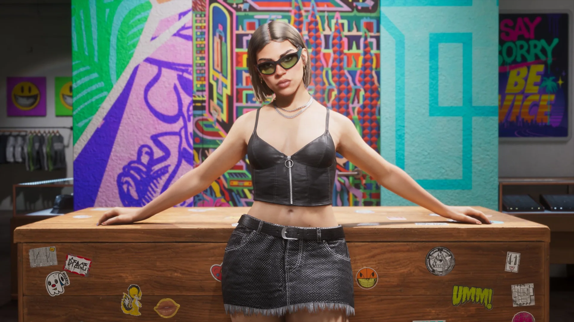 Official GTA VI media labeled Stock 305 Clothing Store 04.